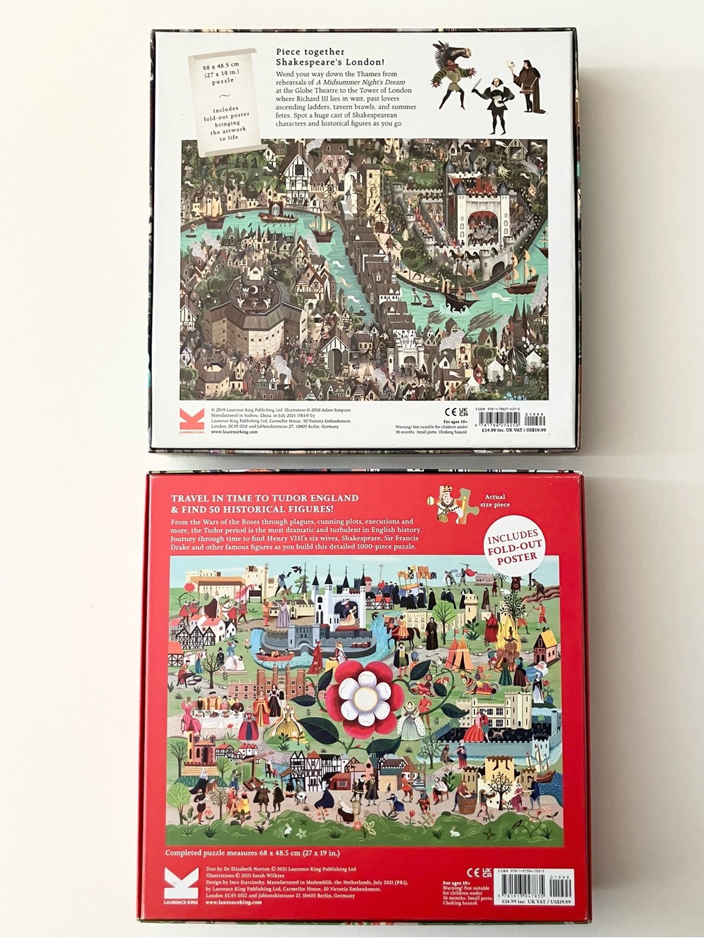 Shakespeare & Tudors 1000 Pc Puzzles - Picture 2 of 7